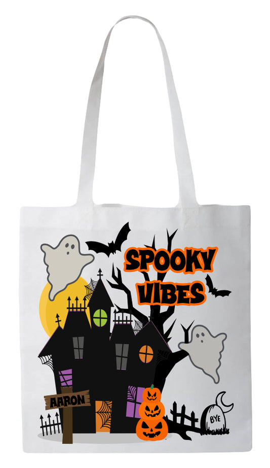 Spooky Vibes Halloween Tote