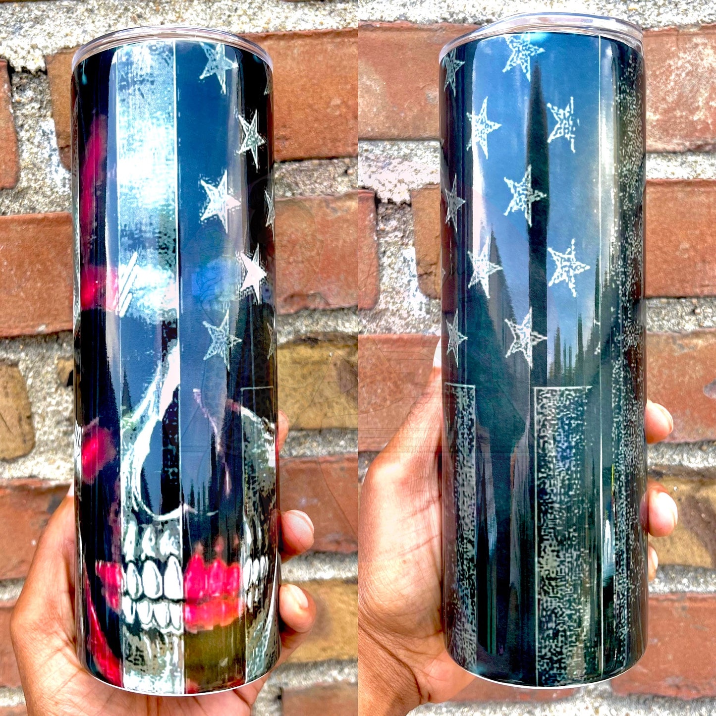 Skull Flag Tumbler