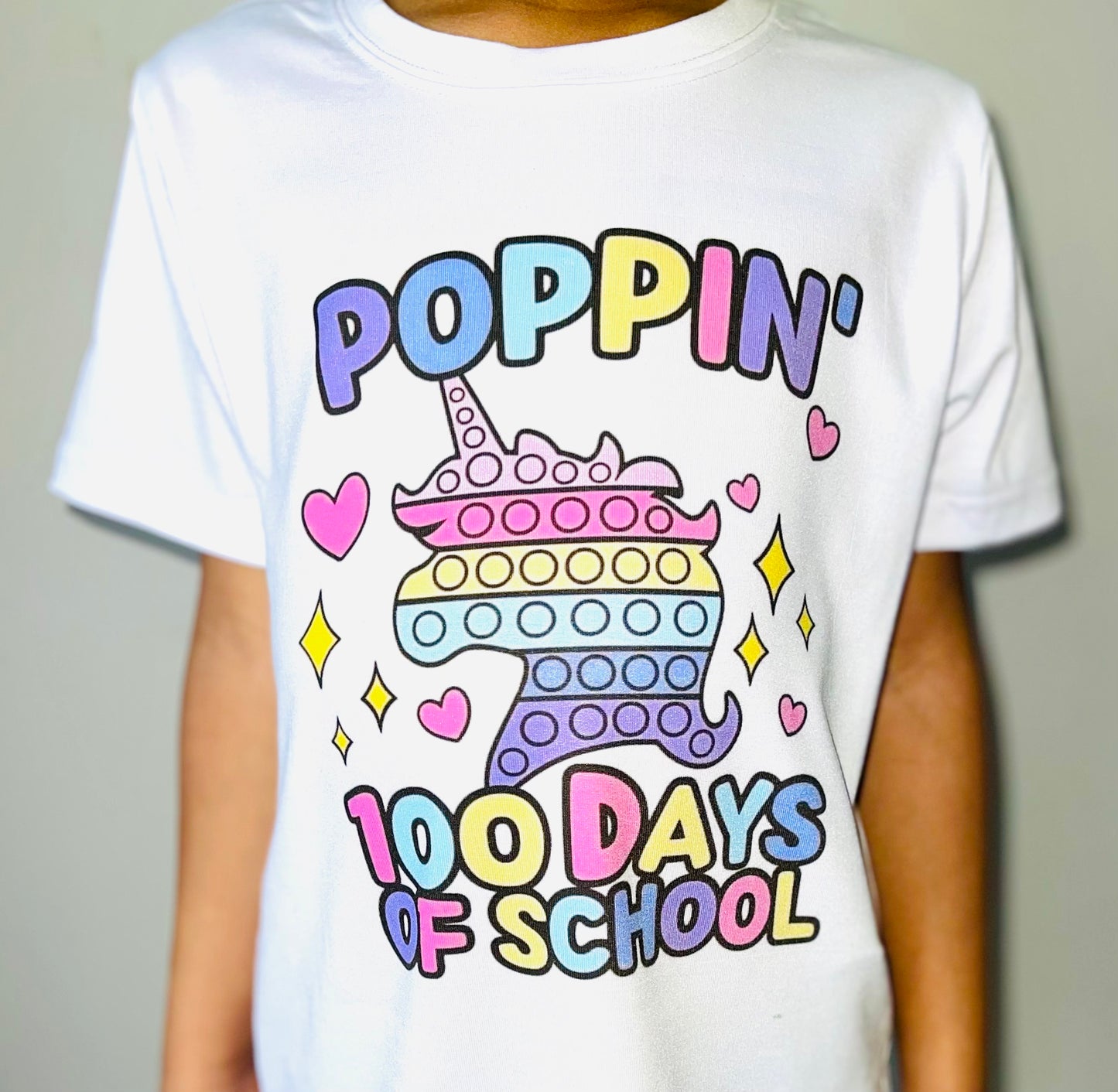 100th Day of School Pop-It Tshirt