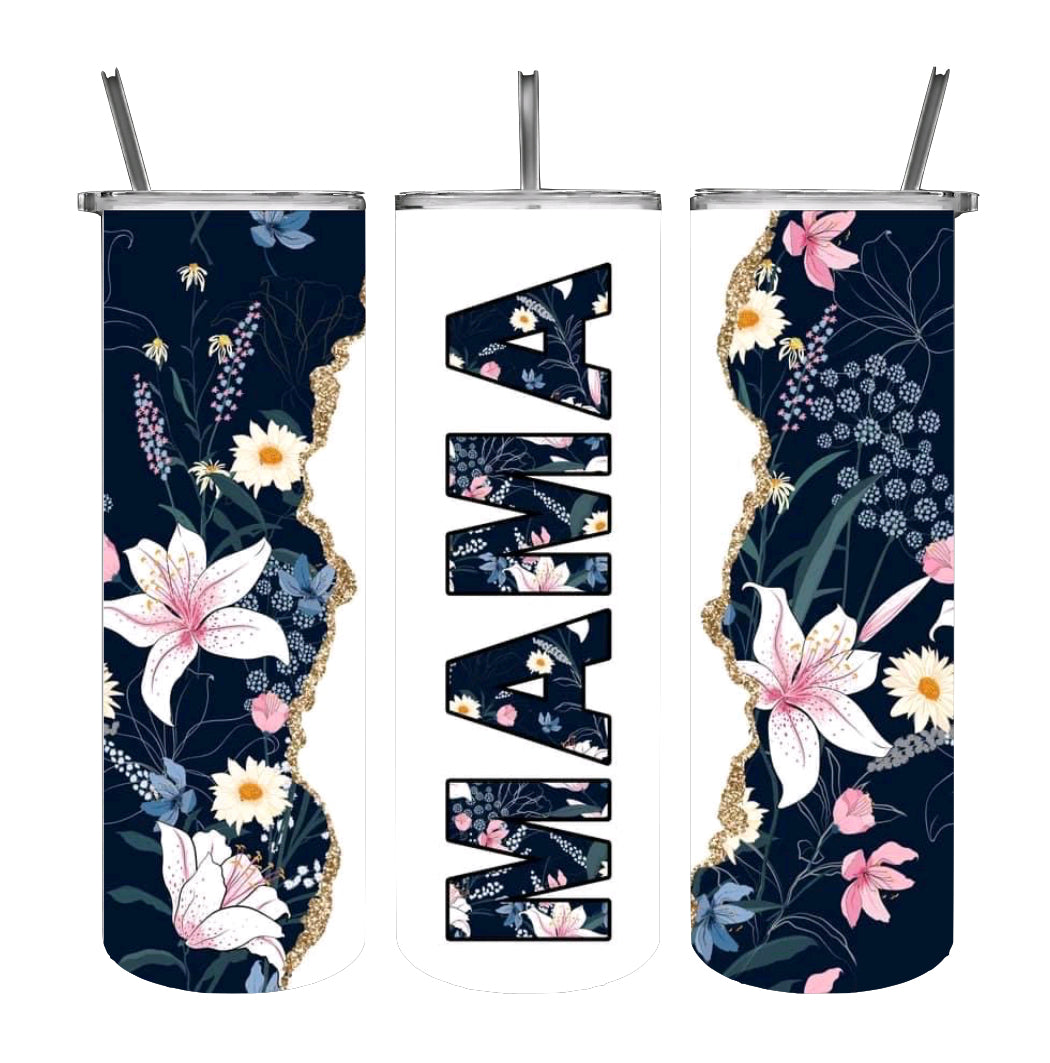 Floral Mama Tumbler