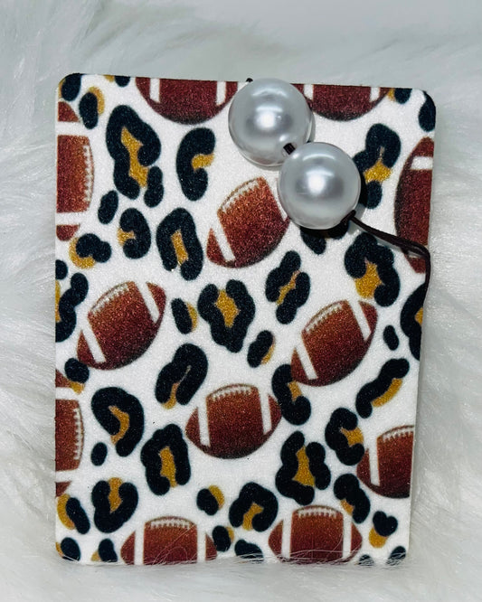 Football & Leopard Car Freshener