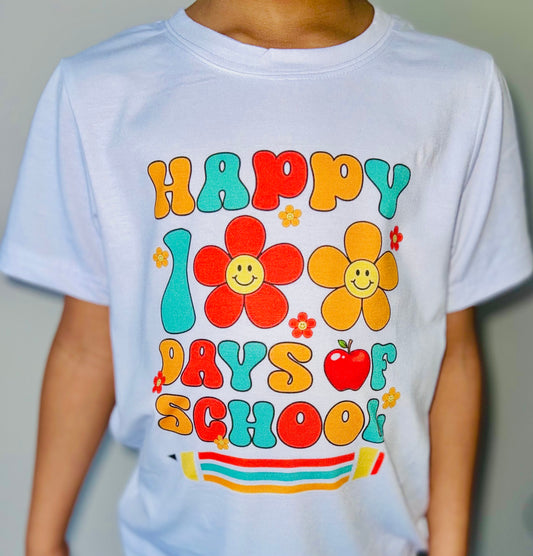 100th Day of School Daisy Tshirt