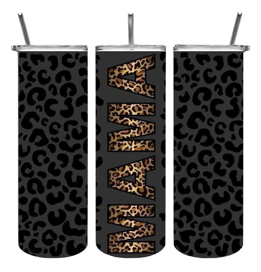 Leopard Print Mama Tumbler